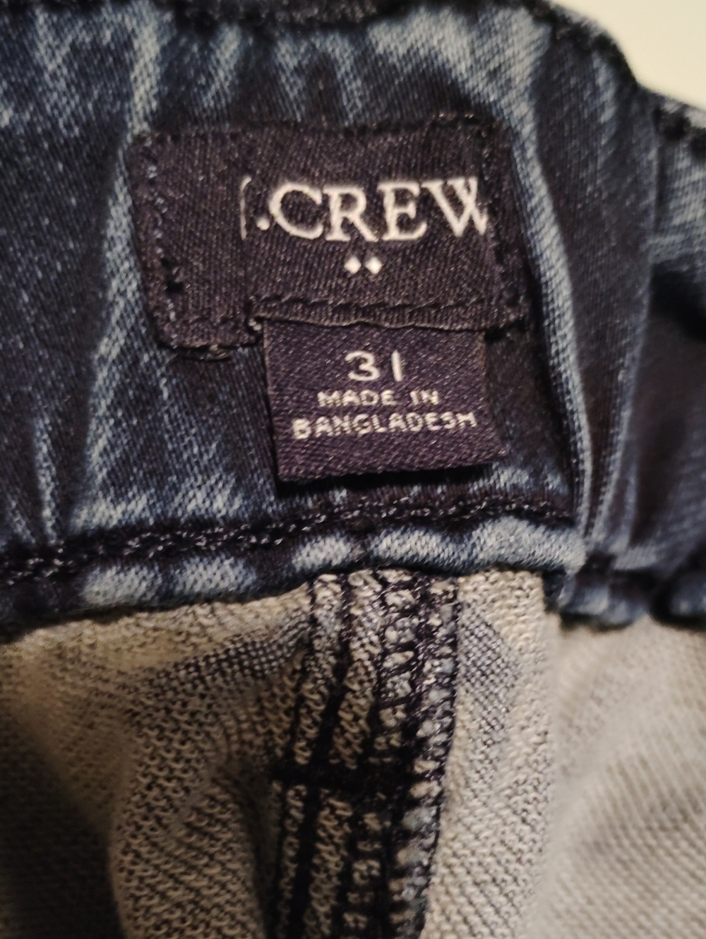 J. Crew Relaxed Dark Blue Denim Jogger Jeans - Picture 2 of 4